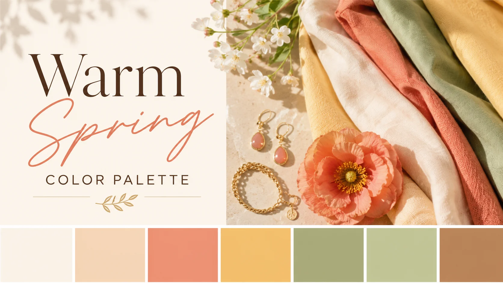 Warm Spring color palette