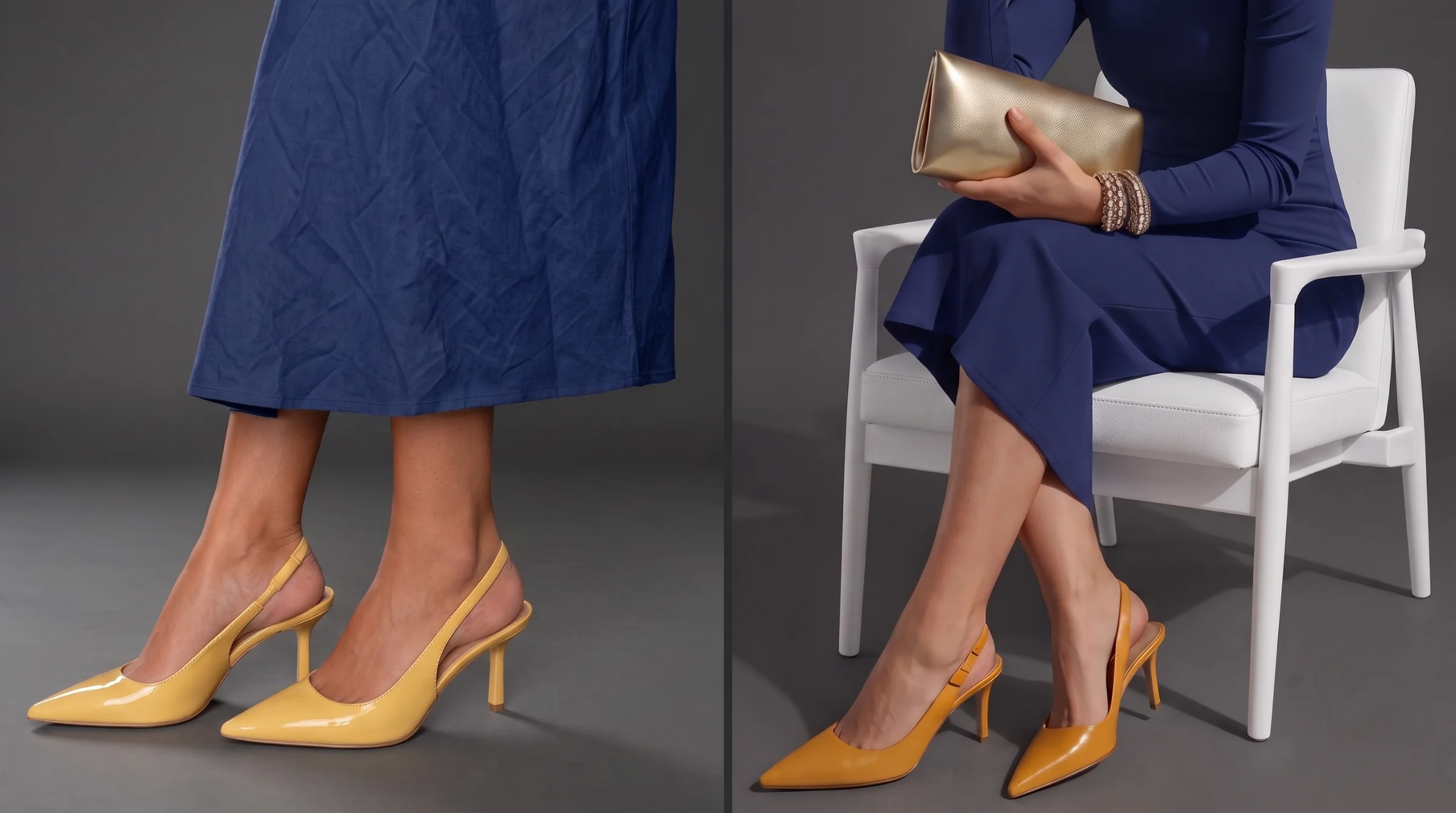 Yellow or Mustard Shoes