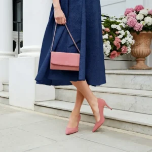 blush pink shoes