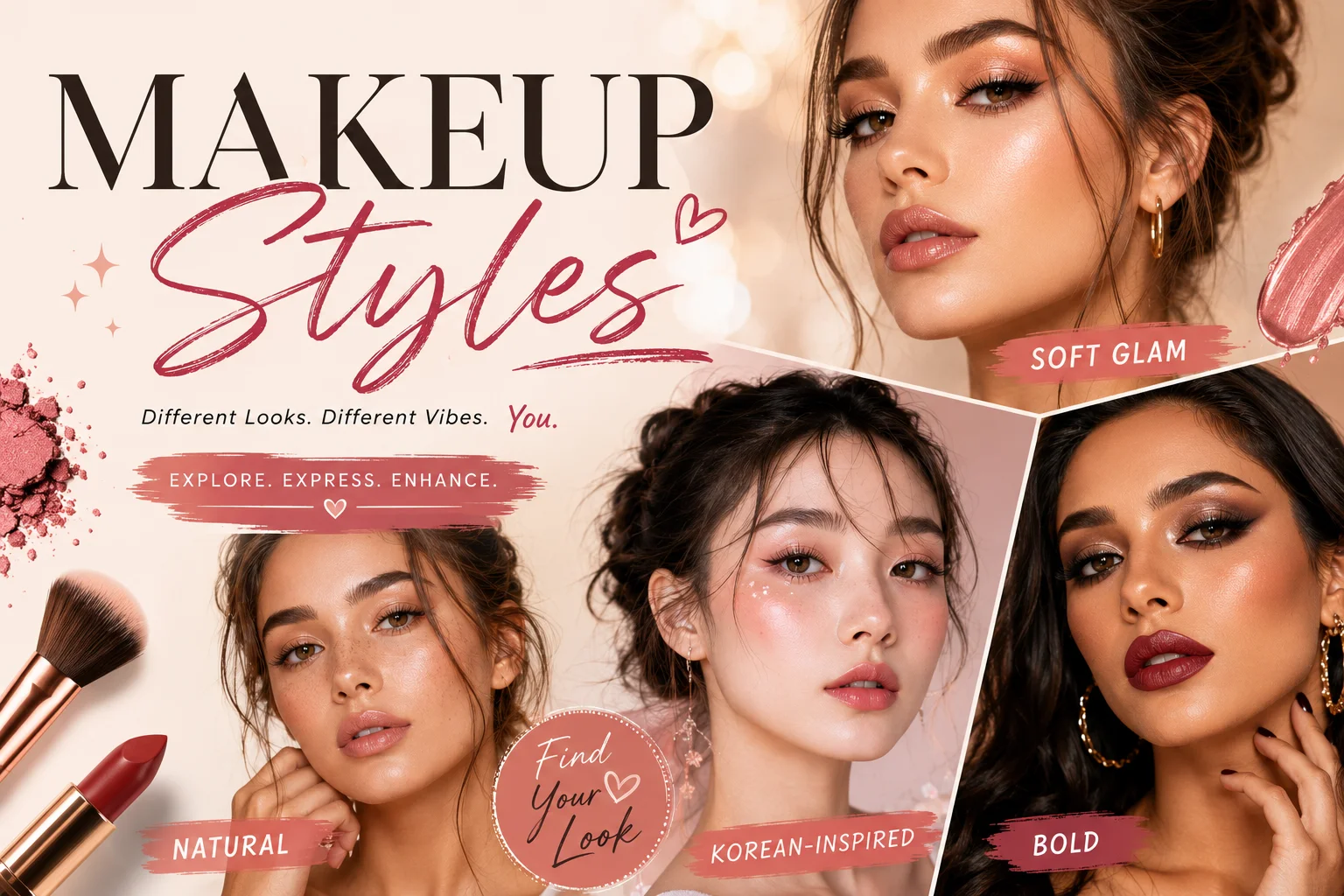 15 Popular Makeup Styles to Try in 2026