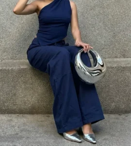 silver shoes